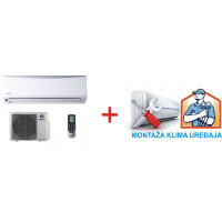 Klima uređaj GREE LOMO ECONOMICAL 3,2kW, GWH12QB, R32, dc inverter, Wi-Fi SA MONTAŽOM